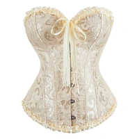 Beige Lace Corset