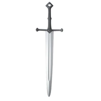 Medieval Sword Costume Prop - Black Handle 100cm