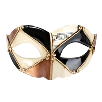 Pietro Gold & Black Masquerade Mask