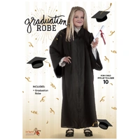 Child Graduation Robe - Black
