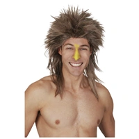 Surfer Blonde Mullet Wig