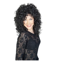 Cher Long Black Wig