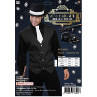 Gangster Shirt (Vest & Tie ) - Medium