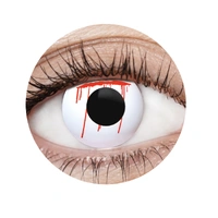 White Slash Contact Lenses