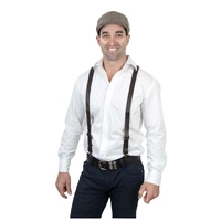 Braces Leather Look Brown – Adults