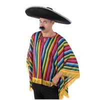 Mexican Poncho – Adults Bright