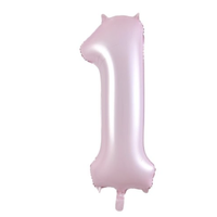 Matte Pink Number 1 Foil Balloon (86 cm)