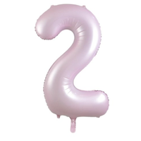 Matte Pink Number 2 Foil Balloon (86 cm)