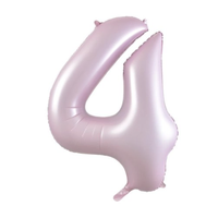 Matte Pink Number 4 Foil Balloon (86 cm)