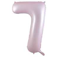 Matte Pink Number 7 Foil Balloon (86 cm)