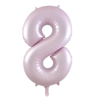 Matte Pink Number 8 Foil Balloon (86 cm)