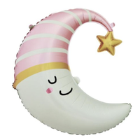 Pink Moon 71cm Crescent Balloon