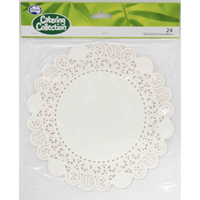 White Paper Doilies (21.5 cm) – Pk 24
