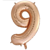 Rose Godl Decrotex Foil Number 9