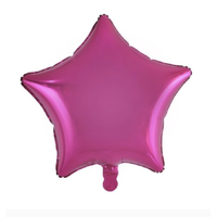 Magenta Star Foil Balloon (45 cm)