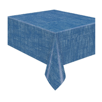 Lapis Flannel-Back Vinyl Table Cover