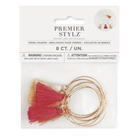 Brunch Fringe Drink Charms – Pk 8