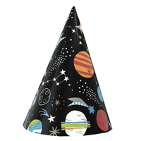 Outer Space Party Hat –Pk 8