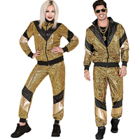 80s Gold Reflective Shell Suit – Adults