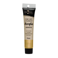 Metallic Gold Student Acrylic (75mL)