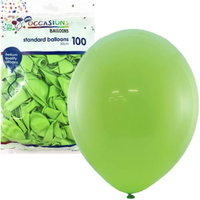 Lime Balloons (30 cm) – Pk 100