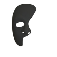 Black Phantom Of The Opera Mask