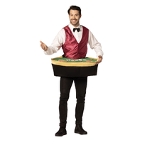 Poker Dealer Costume with Table
