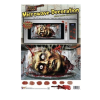 Creepy Kitchen Microwave Sticker 