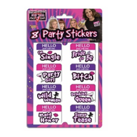 Bachelorette Party Stickers – Pk8