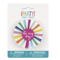 It's My Day Birthday Button Badge