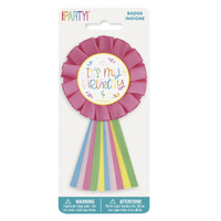 Classic It's My Birthday Rosette