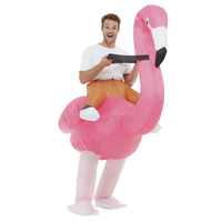 Flamingo Ride-On Inflatable Costume 