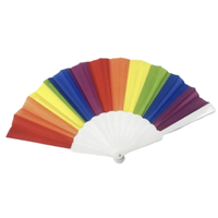 Rainbow Hand Fan