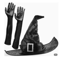 Witch Hat & Gloves Set