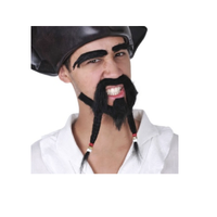 Facial Hair Costume – Mo, Beard, Goatee & Eyebrows