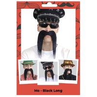 Mo Moustache – Black Long