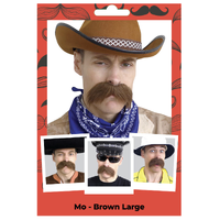 Classic Moustache – Brown Large