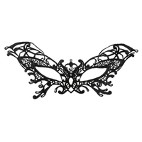 Serena Lace Eye Mask – Black