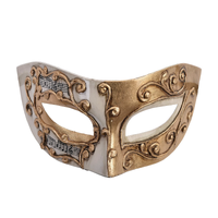 Masquerade Eye Mask – Cream & Gold