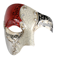 Maestro Red & Gold Eye Mask – Adults