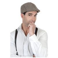 Flat Cap Tweed – Brown