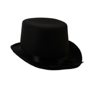 Top Hat Satin Black 