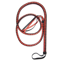 Black/Red Stock Whip