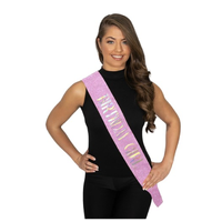 Birthday Girl Pink Sash