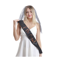 I Do Crew Black Sash 