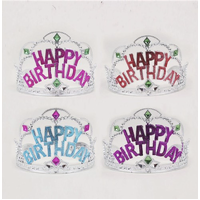 Happy Birthday Tiara - 1pc