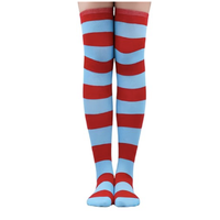 Girl Thing 1 & 2 Striped Stockings