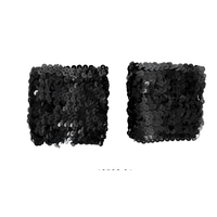 Sequin Wristbands (Black)
