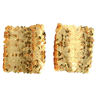 Sequin Wristbands (Gold)