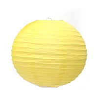 Round Paper Lantern (10ft) - Yellow